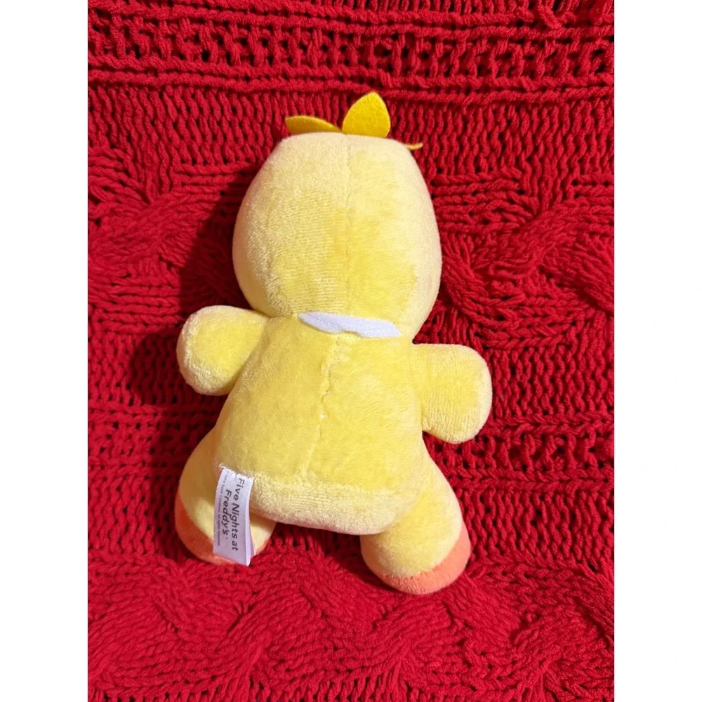 Five Nights at Freddys Chica Plush Toy Yellow Chicken Lets Eat Bib 2016 FNAF